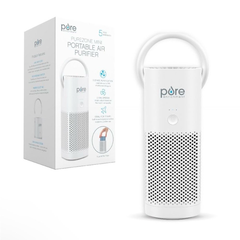 Pure Enrichment White Portable Air Purifier